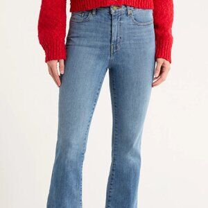 FRAME le crop mini boot jeans IN DISARM